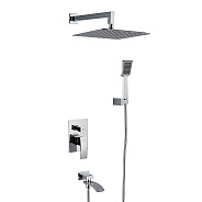 Душевая система встраиваемая GAPPO G7107, хром