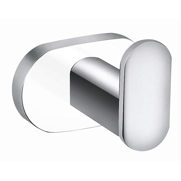 Крючок для ванной комнаты Rav Slezak YUKON YUA0100CB, хром/белый