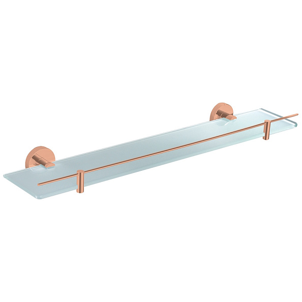 Полка стеклянная Rav Slezak COLORADO COA0900/60ZRL, розовое золото