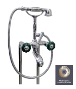 Смеситель для ванны и душа Nicolazzi Teide Chic, ручки/смесителя-Madreperla/Polished Nickel (1901 NL 15С Madreperla)