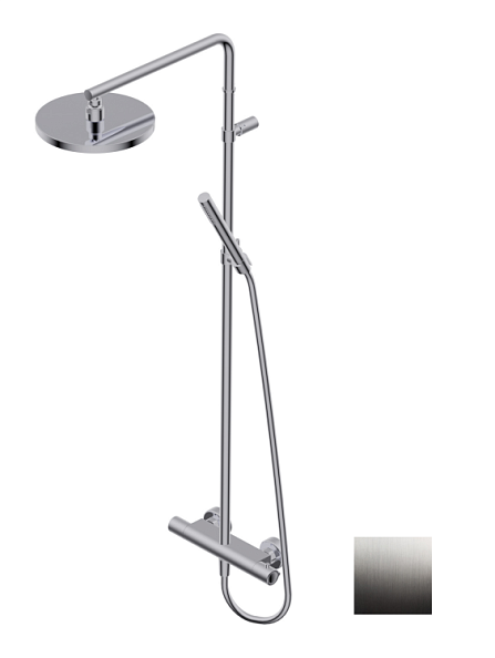 Душевая стойка Ritmonio Brass, хром брашированный (7ADN207IX)