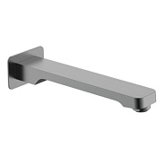 Излив монолитный Raglo R473.60.09 для ванны и душа 20 см латунь, графит