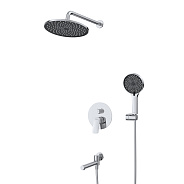 Душевой комплект встраиваемый BelBagno Marino, хром (MARINO-VDSET-CRM)