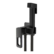 Смеситель Raglo R51.52.06 с гигиеническим душем встраиваемый , черный