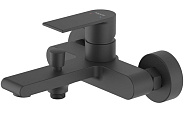 AQ1440MB ЛИРА смеситель для ванны, матовый черный