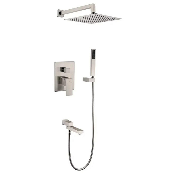 Душевая система встраиваемая Grocenberg GB5089NK-1, никель