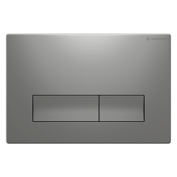 Клавиша смыва Terminus 72K24х16M, матовый хром