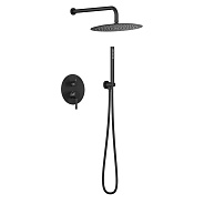 Душевая система встраиваемая Knotlor SS-26/BL, черный