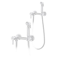 Гигиенический душ со смесителем Hansberge H0099WW, белый