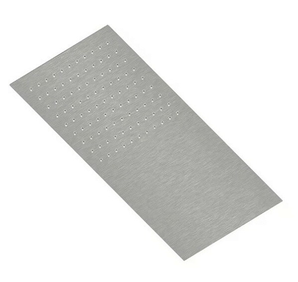 Верхний душ Quadro design сталь брашированная (SF035 AS)