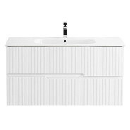 База под раковину подвесная Cezares Duet 770х450х500, Bianco Lucido (DUET-800-2C-SO-BL)