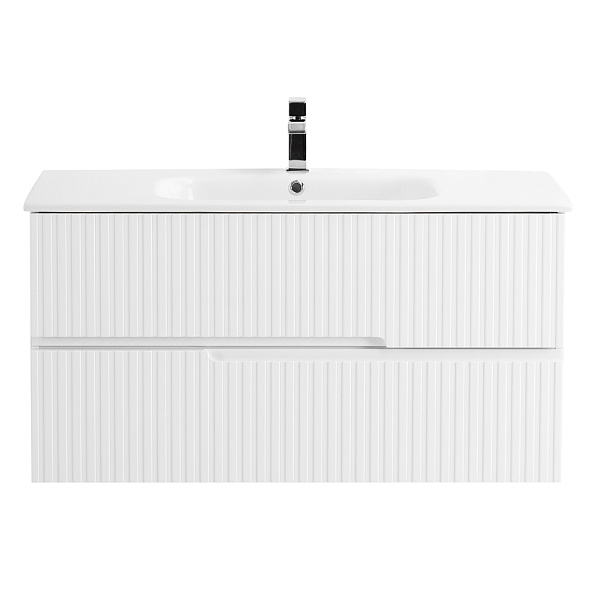 База под раковину подвесная Cezares Duet 770х450х500, Bianco Lucido (DUET-800-2C-SO-BL)