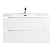 База под раковину подвесная BelBagno Etna 800х500х455 мм, Bianco Lucido (ETNA-800-2C-SO-BL-P)