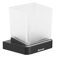 Держатель со стаканом (стекло) TD 210.20 черный