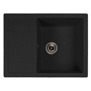 Мойка MIXLINE МЛ-ГМС115 (ML-GMS115) СТАНДАРТ с крылом, черный (308), 645*505*190мм (558110)