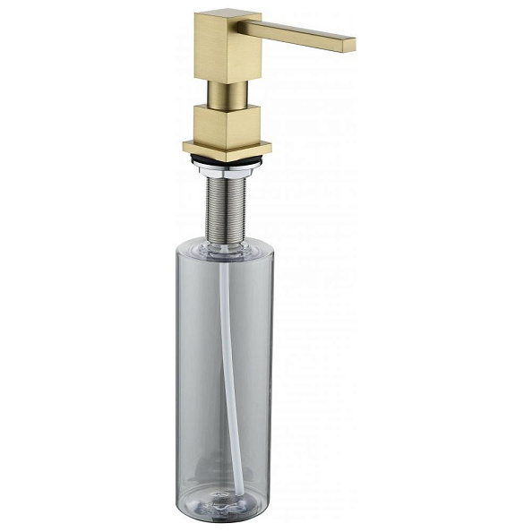 Дозатор встраиваемый Grocenberg AC0033MG, матовое золото