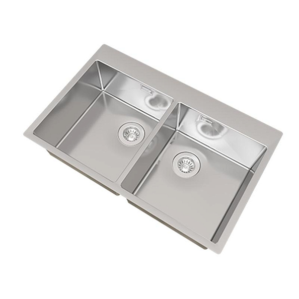 Кухонная мойка Florentina ЛОГИКА-НМ LHM.800.510.B.20.S.10, нержавеющая сталь