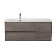 База под раковину подвесная BelBagno Kraft 1200х500х460 мм, Cemento Grigio (KRAFT-1200-2C-1A-SO-CG-L)