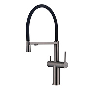 Смеситель Raglo R20.63.05 для кухни с подключением к фильтру съёмный гибкий излив  с магнитным фикса