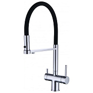 Смеситель для кухни с гибким изливом Grocenberg GB4095CR, хром