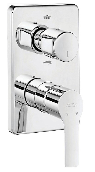 Смеситель для душа E.C.A. Luna 102167206EX-KDE(внешняя часть)