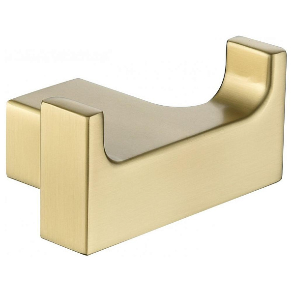 Крючок для ванной комнаты двойной Grocenberg AC0018MG, матовое золото