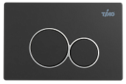 Кнопка смыва TIMO KULO 250x165 matt black (FP-001MB)