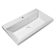 Раковина из литьевого мрамора BelBagno 800х140х450 мм (BB800/450-LV-MR-AST)