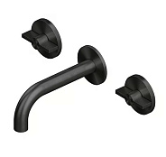 Смеситель для раковины Quadro design Valvola01, золото черное (19 10V ON)