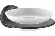 AQ4203MB ОБЕРОН мыльница, матовый черный