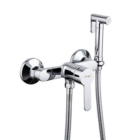 Гигиенический душ со смесителем FRAP F2041, хром