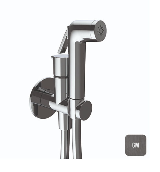 Гигиенический душ Almar Shut Off, Gun Metal Brushed PVD (E136010.GM)