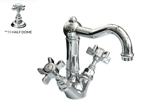 Смеситель для раковины Nicolazzi Half Dome, Gold Brass (1432 GB 70)