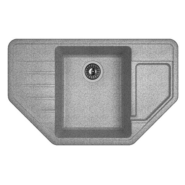 Кухонная мойка Dr. Gans РИО 25.080.C0800.409, базальт