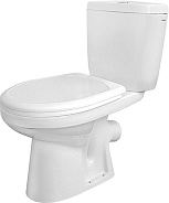 1.WH30.2.135 АНИМО унитаз-компакт, гориз.выпуск, 2 режима, soft-close