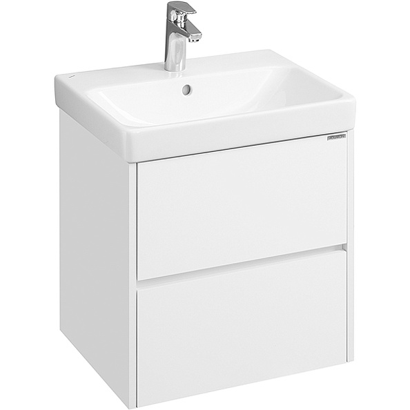 1A2517K0SD010 Набор AQUATON: 1A251701SD010 Тумба-умывальник Сканди 55 Белый/1WH501620 Раковина Адриана 55