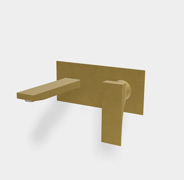 Смеситель для раковины Fima Carlo Frattini Zeta, золото брашированное (F3971WX5OS)