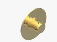 Смеситель для душа THG Hamptons with lever handles, золото светлое (G4S F30 5100BR)