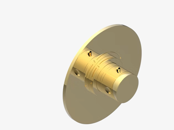 Смеситель для душа THG Hamptons with lever handles, золото светлое (G4S F30 5100BR)