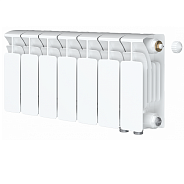 Биметаллический радиатор Rifar Base Ventil 200, 7 секций, с нижним правым подключением