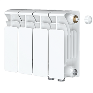 Биметаллический радиатор Rifar Base Ventil 200, 4 секции, с нижним правым подключением