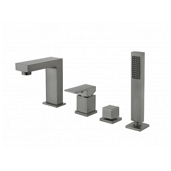 Смеситель на борт ванны Groсenberg GB6008-1BG, графит