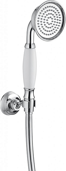 Ручной душ со шлангом и держателем Cezares Liberty, хром (LIBERTY-F-KD-01)
