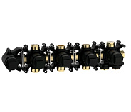 Внутренняя часть Almar Modular Push, назначение-смеситель для душа термостатический, на 3 потребителя, горизонтальный модуль для душа (E176911)