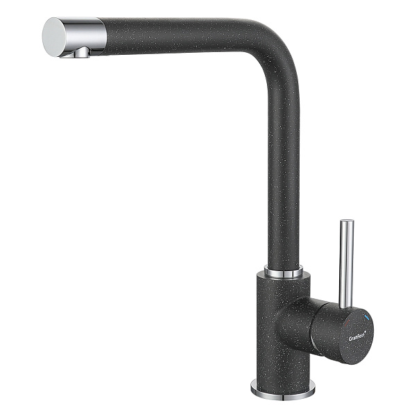 Смеситель для кухни GranFest 3651, графит