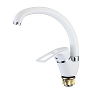 Смеситель для кухни D-Lin D150422-C, белый