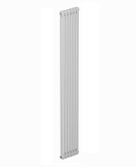 Трубчатый радиатор Rifar Tubog 2180/6 секций, с боковым подключением, цвет белый
