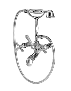 Смеситель для ванны и душа Nicolazzi Teide Four, Chrome (1901 CR 45)