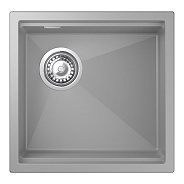 Кухонная мойка Rivelato LINO LN-454-L, серый металлик