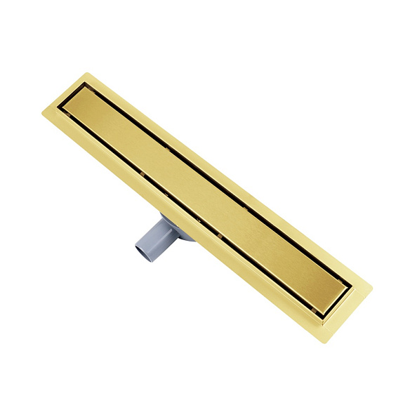 Душевой лоток (двухсторонняя решетка) Raglo R652.70.03, золотой сатин